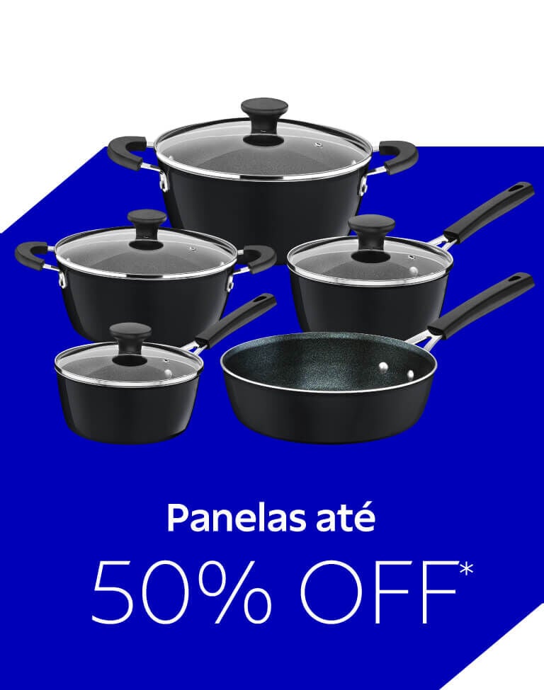 Panelas at&eacute; 50% OFF